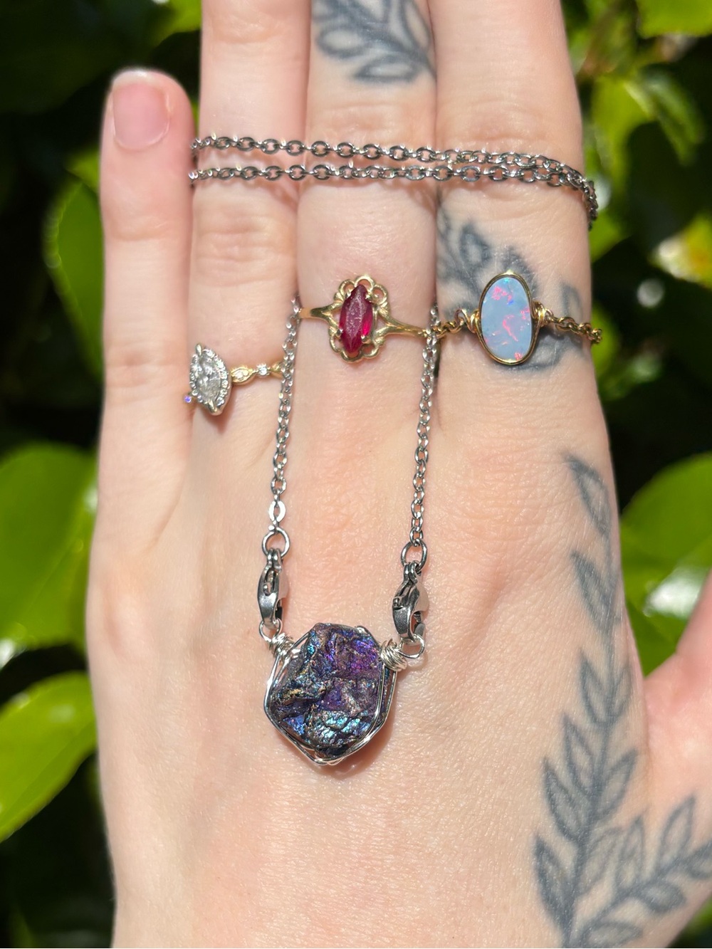 Chalopryite interchangeable necklace